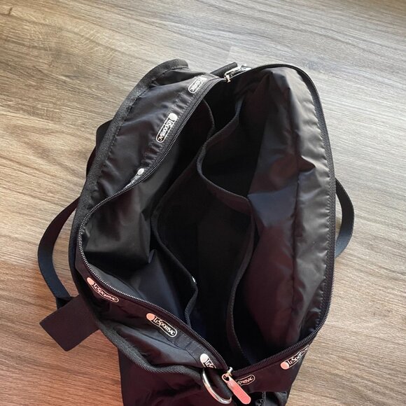 LeSportSac Black Nylon Tote/Weekender $80 Not used - Picture 11 of 14